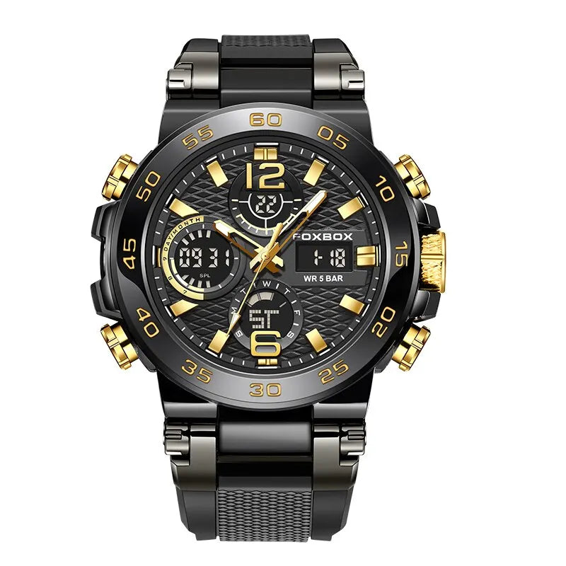 Watch Men Fashion Diver Watch Men Top Brand Luxury Sport Waterproof Military Chronograph Relógio Masculino+BOX