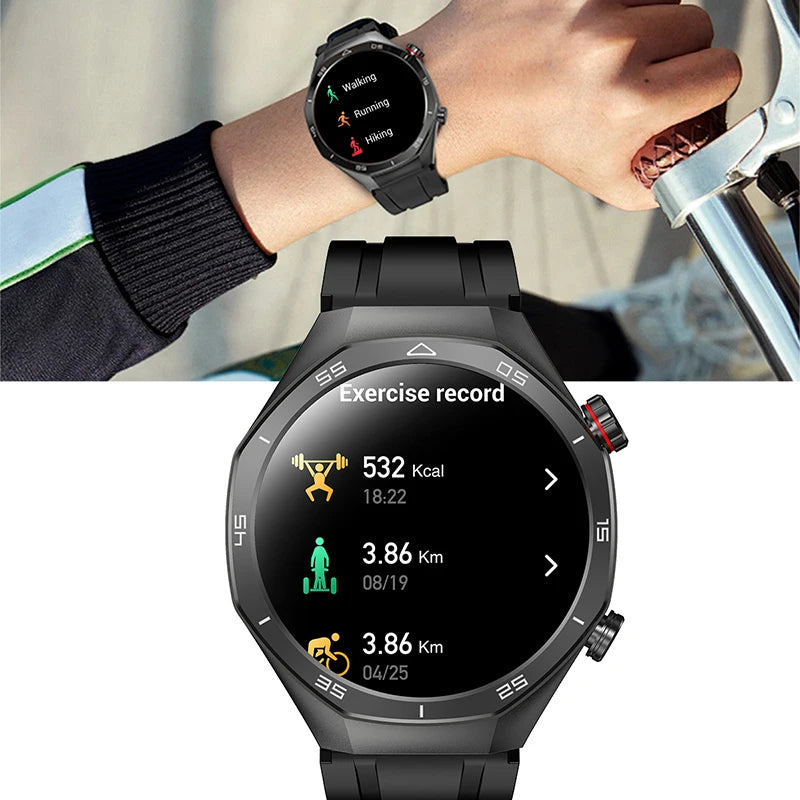 REVE100 Intelligent New Watch Customized Dial 1.52 Inches 360 * 360 Resolution Heart Rate Sleep Monitoring Business Men's Watch