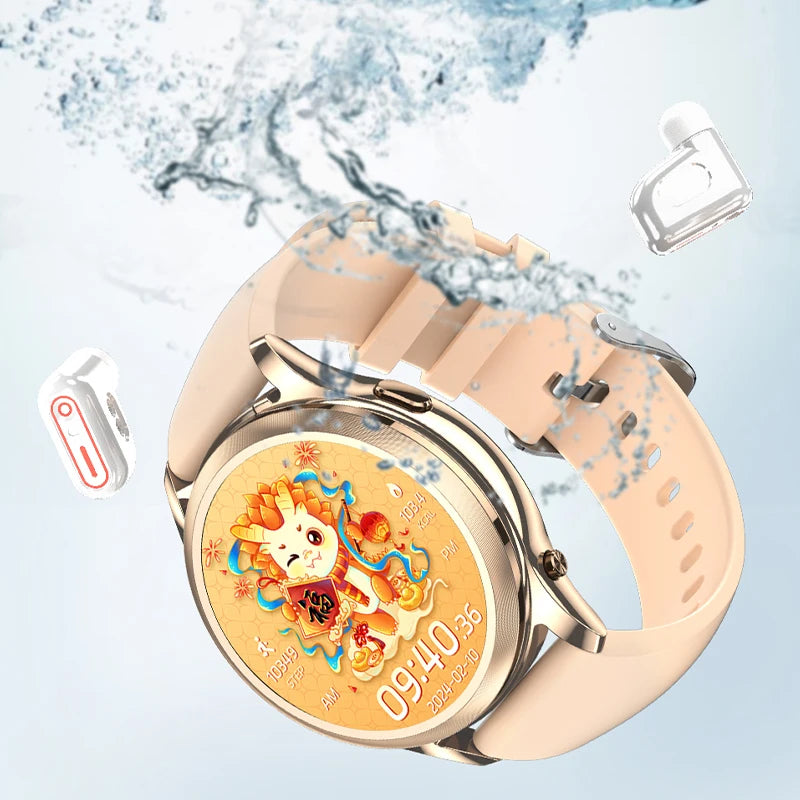 REVE100 Intelligent 5.0 Bluetooth Connection Call Watch 1.27-inch Screen IP67 Waterproof Heart Rate Sleep Monitoring Watch