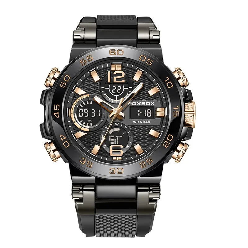 Watch Men Fashion Diver Watch Men Top Brand Luxury Sport Waterproof Military Chronograph Relógio Masculino+BOX