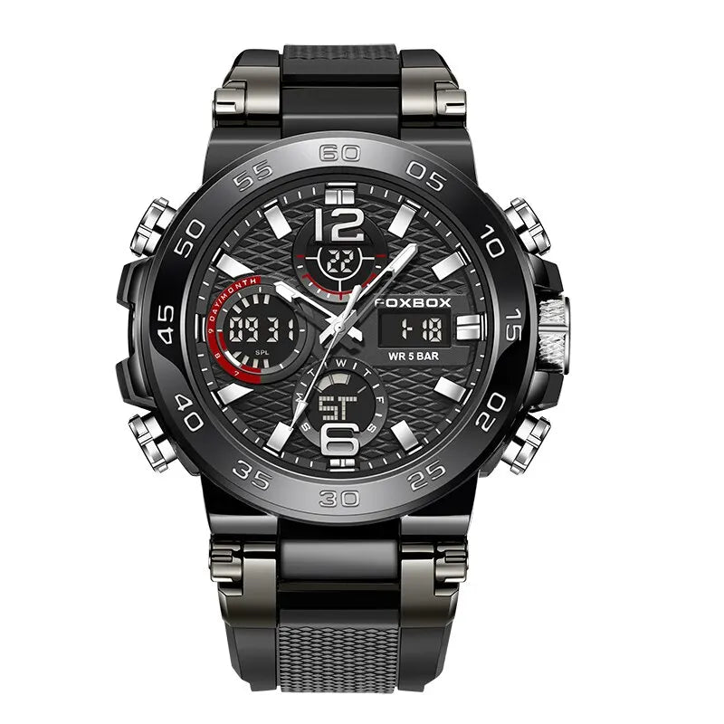 Watch Men Fashion Diver Watch Men Top Brand Luxury Sport Waterproof Military Chronograph Relógio Masculino+BOX