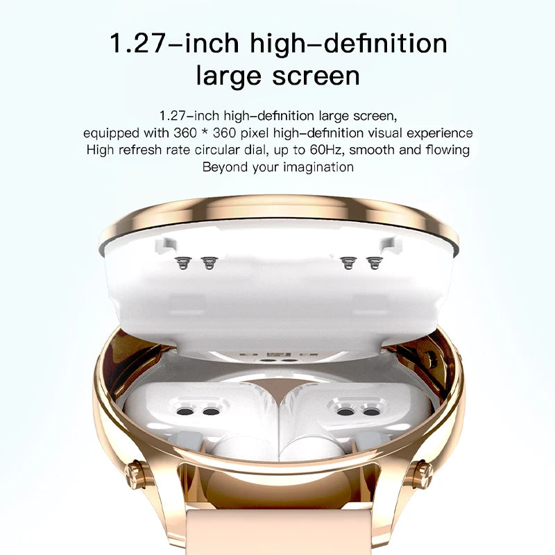 REVE100 Intelligent 5.0 Bluetooth Connection Call Watch 1.27-inch Screen IP67 Waterproof Heart Rate Sleep Monitoring Watch