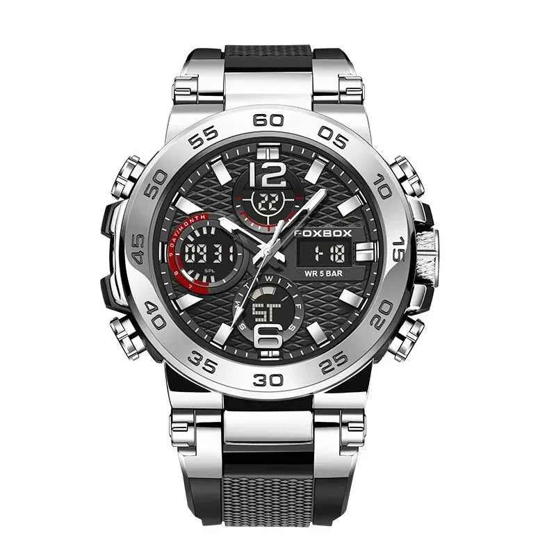 Watch Men Fashion Diver Watch Men Top Brand Luxury Sport Waterproof Military Chronograph Relógio Masculino+BOX