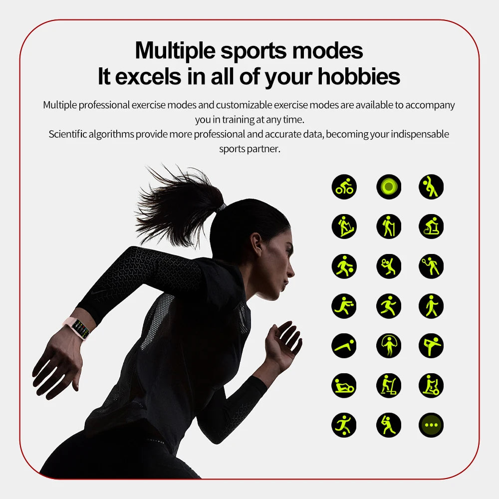 2025 REVE100 New Smartwatch 1.47-inch 170 * 320 High-definition Resolution Heart Rate Health Monitoring Multi Sport Mode Watch